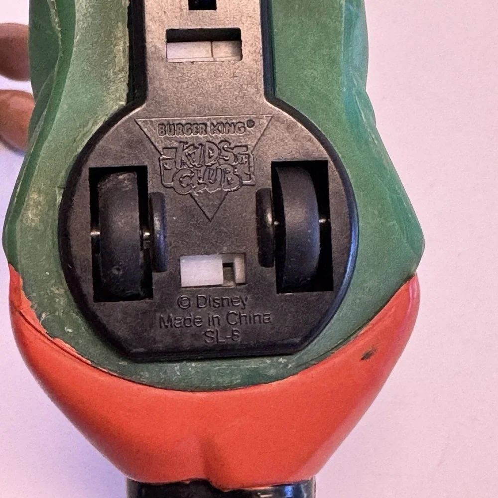 Vtg Goof Troop‎ Goofy & Pete Bowling Figure Burger King Kids Club Toy